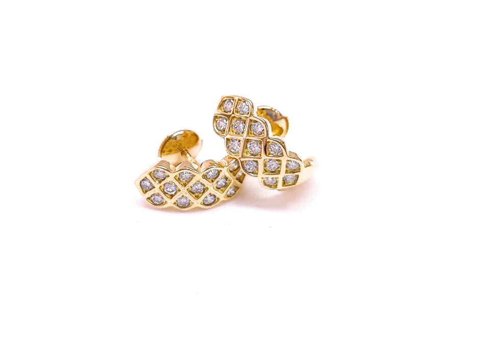 Boucles d'oreilles Boucles d'oreilles en Or jaune et diamants 58 Facettes RA-711/1