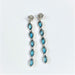 Earrings Blue Topaz Earrings White gold 58 Facettes 20400000662