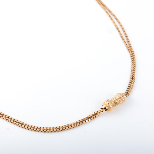 Collier Collier vintage breloque or jaune 58 Facettes 2724