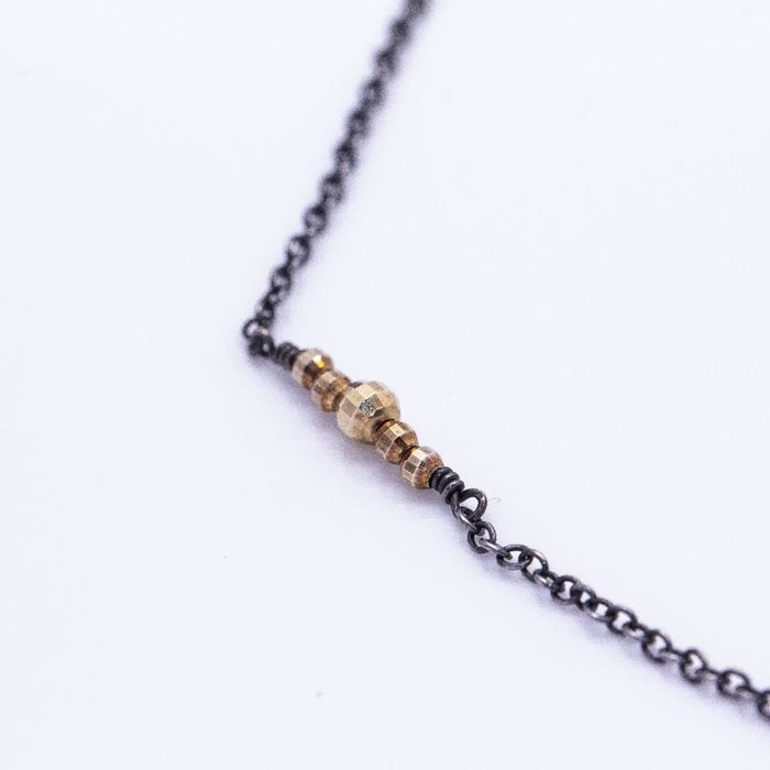 Collier Necklace MARCO BICEGO Seed Collection 2 Golds Silver Diamonds 58 Facettes D360366CS