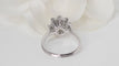 Bague 57 Bague marguerite en or blanc et diamants 58 Facettes 31930