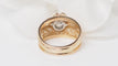 Bague 52 Bague Or rose Diamant 58 Facettes 32479