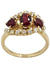 Ring MODERN RUBY AND DIAMOND RING 58 Facettes 051551