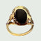 Bague 54 Bague Art Déco Or jaune Diamants Onyx 58 Facettes