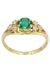 Ring MODERN EMERALD AND DIAMOND RING 58 Facettes 044111