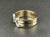 53 CARTIER ring. Double C collection, 3 gold and diamond ring 58 Facettes