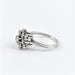Ring 54 Flower Ring in White Gold & Diamonds 58 Facettes 20400000629