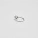 Ring 49 White Gold Diamond Solitaire Ring 58 Facettes