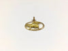 Rose and Yellow Gold Bull Medal Pendant 58 Facettes 948967
