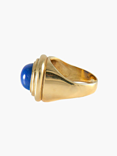 Bague BAGUE LAPIS LAZULI OR JAUNE 58 Facettes