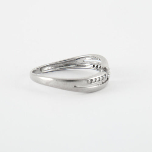 Bague 52 Bague Or blanc diamants 58 Facettes