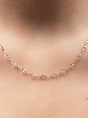 Collier CHAINE OR & AMETHYSTE 58 Facettes 210025