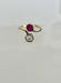 Ring Toi & Moi Diamond Ruby Ring 58 Facettes