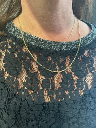 Collier CHAINE MAILLE VENITIENNE 58 Facettes 056641