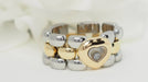 53 Chopard ring - Happy Diamonds ring in yellow gold and diamond 58 Facettes 32409