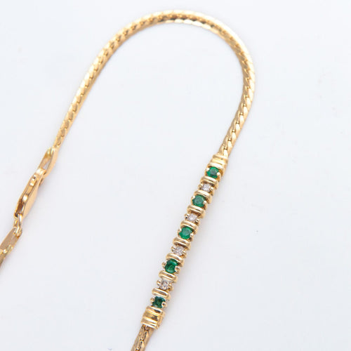 Bracelet Bracelet Diamants Emeraudes 58 Facettes JE23