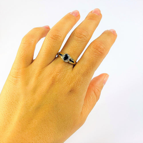 Bague 56 Bague en Or Jaune, Saphir & Diamants 58 Facettes 20400000622/Lil