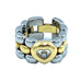 Bague Chopard. Collection Happy Diamonds, bague or jaune et acier 58 Facettes