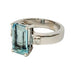 Bague 58 Bague Aigue-Marine Diamants 58 Facettes 1-1382/4