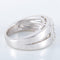 Bague 52 Bague Double or blanc Diamants 58 Facettes 8392