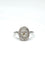 Bague Bague ancienne plateau ovale diamants 58 Facettes