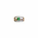 Bague 55 Bague Or jaune Diamants Tourmaline verte 58 Facettes 41650034