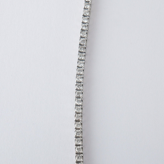 Collier Collier Rivière de Diamants 4.56ct Or Blanc 58 Facettes