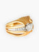 Ring Yellow gold and diamond ring 58 Facettes HS2184