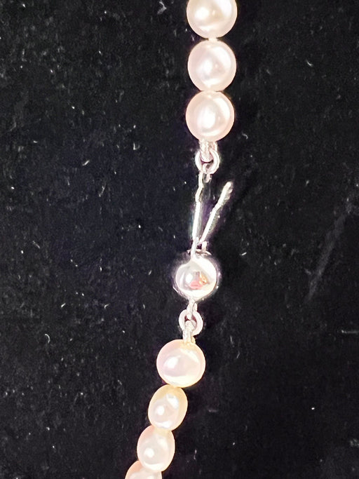 Collier Collier Perles De Culture Fermoir Argent 41,5 Cm Pb 15,86 Gr 58 Facettes