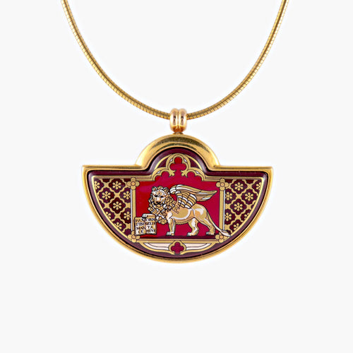 Collier PENDENTIF SUR CHAINE FREY WILLE HOMMAGE A VENISE 58 Facettes