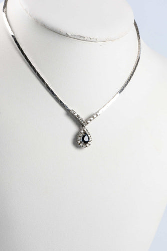 Collier Parure diamants et saphirs 58 Facettes CLDSABODSAOC56-1