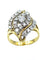 Bague Bague Vintage Or Jaune & Diamants 58 Facettes
