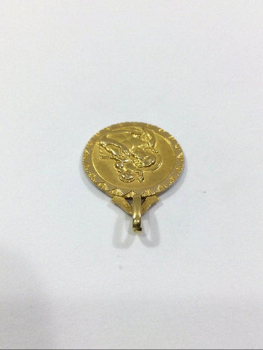 Pendentif Médaille Or Saint Christophe 58 Facettes