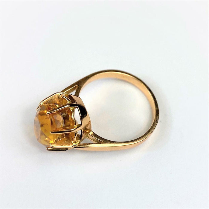 Bague 52 Bague Or Citrine 58 Facettes 20400000660