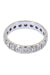 Bague Alliance or blanc, diamants 58 Facettes 064141