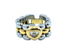 Chopard ring. Happy Diamonds collection, yellow gold and steel ring 58 Facettes