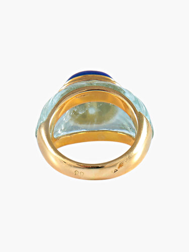 Bague 50 Bague Lapis Lazuli BOUCHERON 58 Facettes
