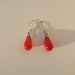 Earrings Silver coral dangling sleeper earrings 58 Facettes