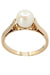 Ring 51 PEARL RING 58 Facettes 042561