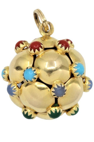 Pendentif PENDENTIF BOULE ANCIEN 58 Facettes 052431