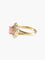 Bague 56 Bague Florale Saphir rose 58 Facettes