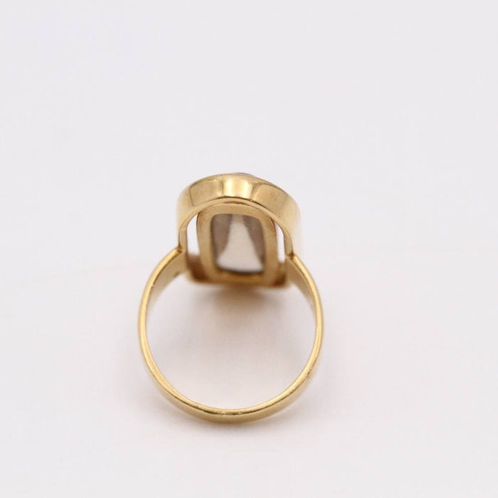 Bague 55 Bague allongée Or jaune Quartz 58 Facettes E357507AL