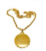 AUGIS pendant - Vintage gold chain and pendant, love medal 58 Facettes
