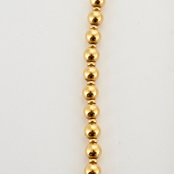 Collier Collier or jaune boules 58 Facettes