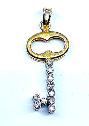 Pendentif Pendentif clef Diamants 58 Facettes AB193