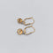Boucles d'oreilles Dormeuses fin XIXème roses de diamant 58 Facettes