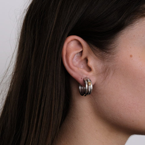 Boucles d'oreilles Boucles d'oreilles en Or blanc & diamants 58 Facettes