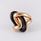 Bague 52.5 Fawaz Gruosi - Bague en or rose, onyx 58 Facettes
