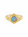 Ring 57 Old Yellow Gold Opal Ring 58 Facettes
