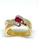 Bague Bague Guy Laroche rubis et diamants 58 Facettes